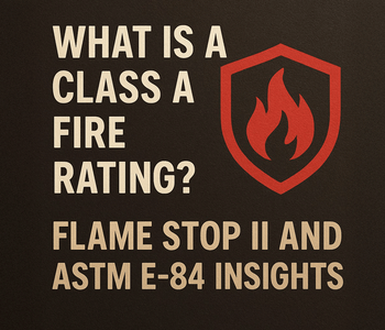 What Is a Class A Fire Rating? Flame Stop II and ASTM E-84 Insights