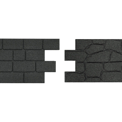 Groundsmart interlocking dual sided paver black 12x24