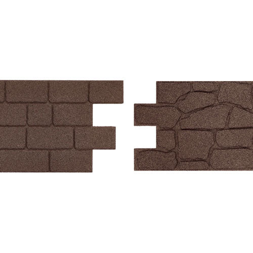 brown groundsmart interlocking rubber paver dual sided