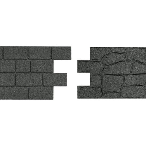 Dark Grey interlocking rubber pavers for walkway