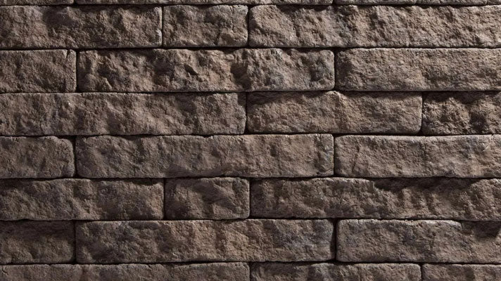 faux stone veneer Evolve Stone Kodiak Mine color District View style