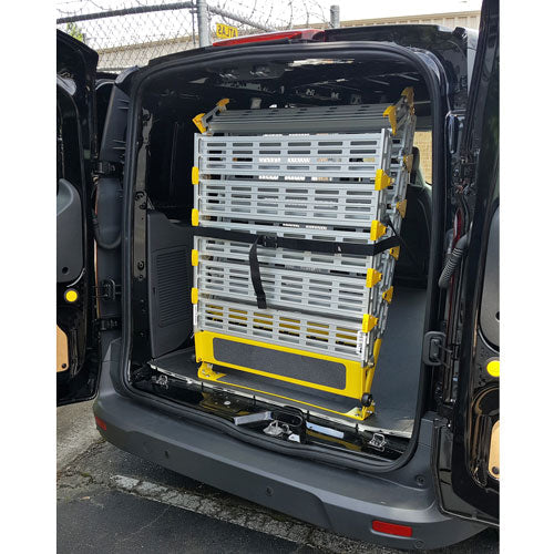 Wheelchair ramp for van side door