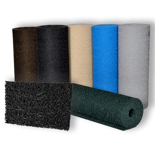 Black high traffic poly extruded matting