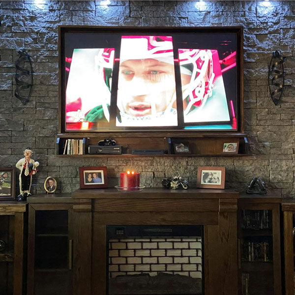 capital sky phantom shadow evolve stone on tv wall