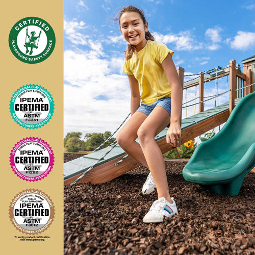 brown IPEMA certified playground mulch
