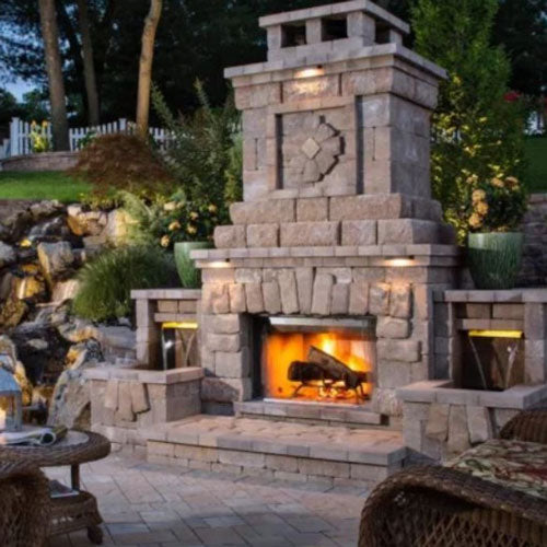 Firebrick mortar outdoor fireplace refractory