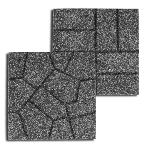 Outdoor Rubber Pavers (9 pack) dual sided