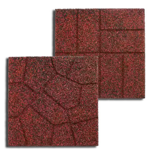 Outdoor Rubber Pavers (9 pack) dual sided