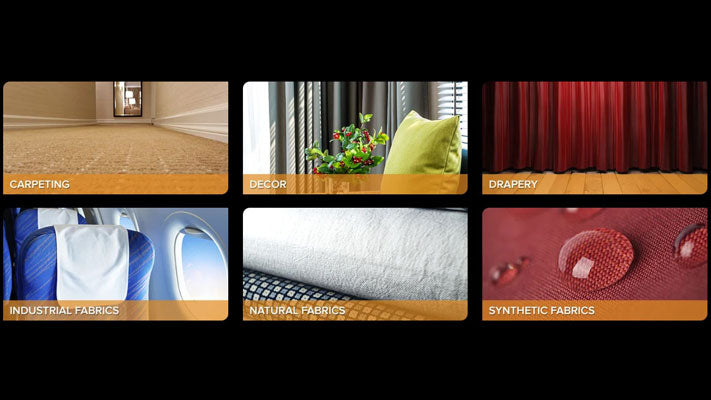 Interior Flame Stop i applications carpeting drapery fabrics cotton polyester