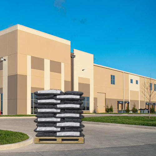 Rubber Mulch for landscapes on pallet IMC GroundSmart