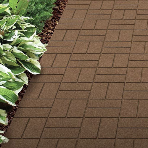 Outdoor Rubber Pavers (9 pack) dual sided