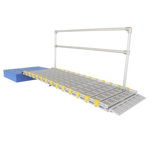 portable wheelchair ramp with handrail roll a ramp