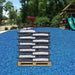 Certified IPEMA blue rubber playground mulch 