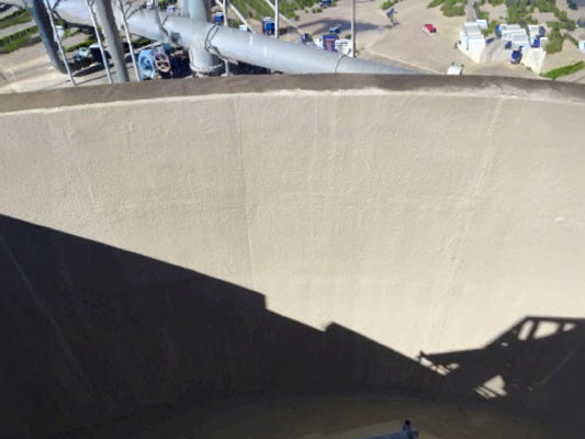 Hydroplate 6500 applied to large wastewater processing structure