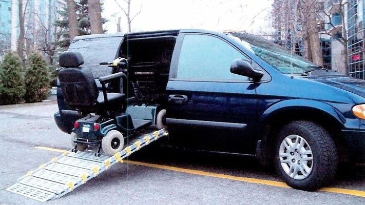 Minivan Ramp for Wheelchairs - Roll A Ramp — Material Warehouse