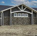 New construction fake stone siding Versetta Sterling Tight Cut style