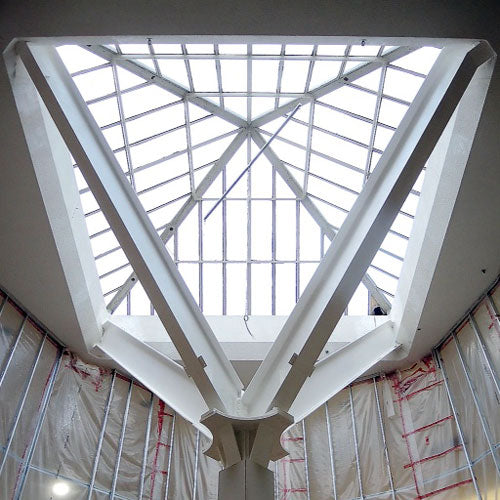 Carbolcrylic 3359 in white applied to building structure