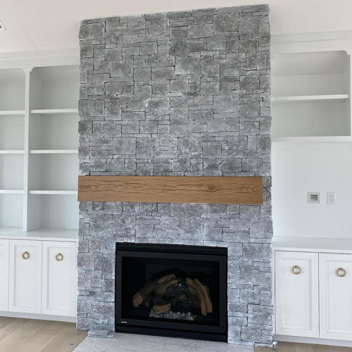 Evolve Stone on Fireplace Georgetown Run Phantom Shadow