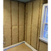 R13 Hemp Insulation installed in 16" OC 2x4 studs 3.5 Inch thick Hempwool