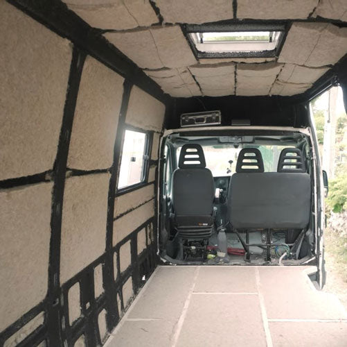 Hemp Insulation for Vans and Vehicles R7 2" Thick 176 sqft