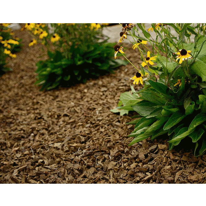 Brown Rubber Mulch Landscape Groundsmart