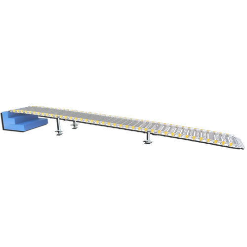 portable wheelchair ramp with stands for stairs