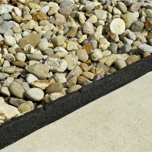 rubber tree edging Rubber Landscape Edging 3 inch L shape