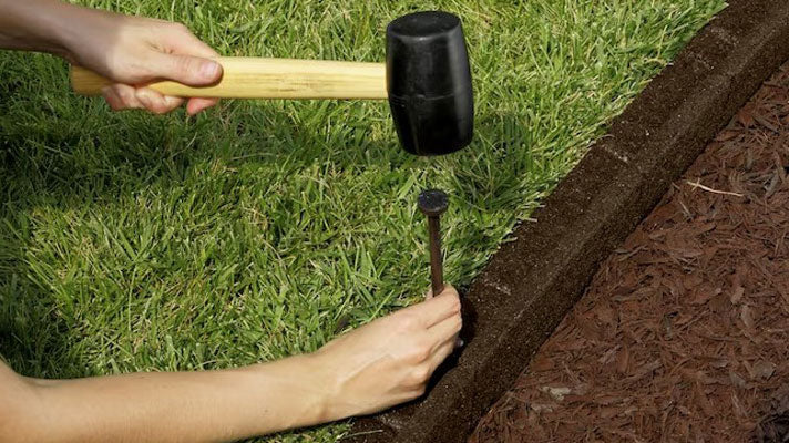 rubber tree edging Rubber Landscape Edging 3 inch L shape