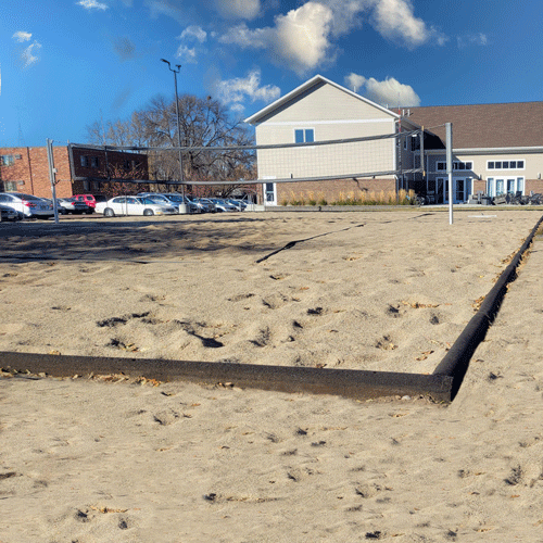 Sand Volleyball Court Rubber Edging 4in x 6in x 92in — Material Warehouse