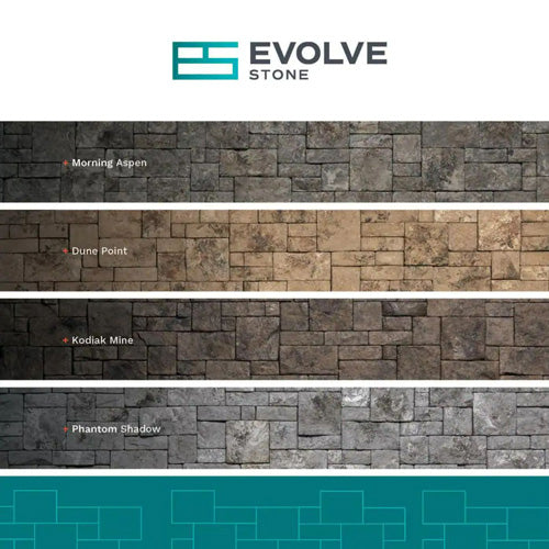 Evolve Stone Capital Sky Mortarless Stone Veneer Flats 14.25sf