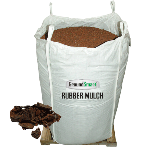 Red Rubber Mulch GroundSmart