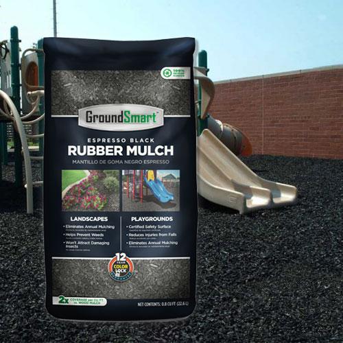 GroundSmart Black Rubber Mulch