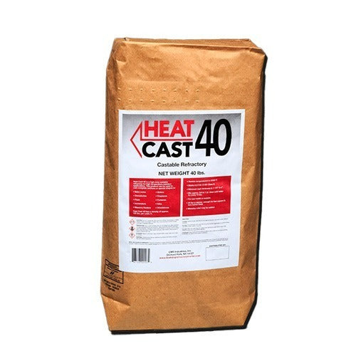 Heat Cast 40 Product Castable Refractory Cement