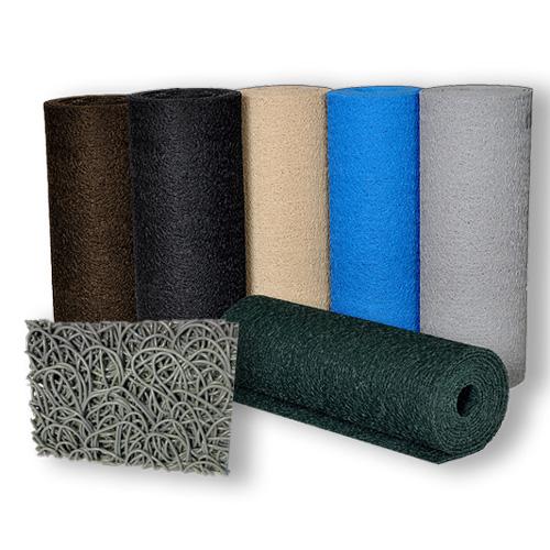 Gray non slip plastic flooring rolls