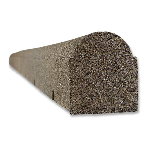 Rubber curbing for landscapes and driveways - 6in x 8in x 92in