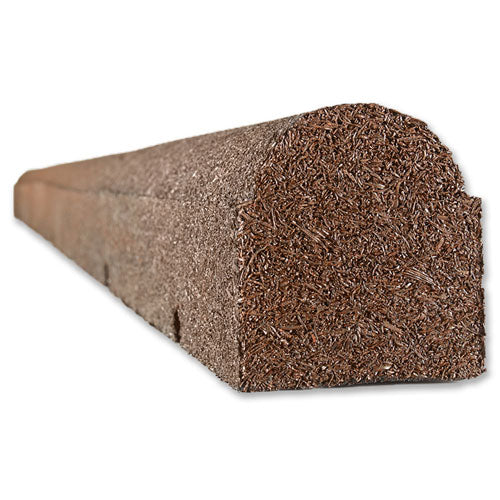 Rubber curbing for landscapes and driveways - 6in x 8in x 92in