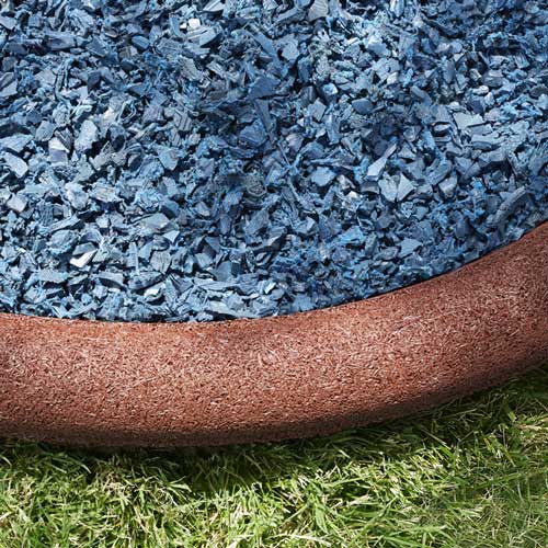 Rubber curbing for landscapes and driveways - 6in x 8in x 92in