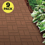 Outdoor Rubber Pavers (9 pack) dual sided — Material Warehouse