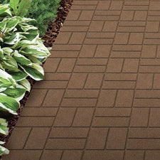Outdoor Rubber Pavers (9 pack) dual sided — Material Warehouse