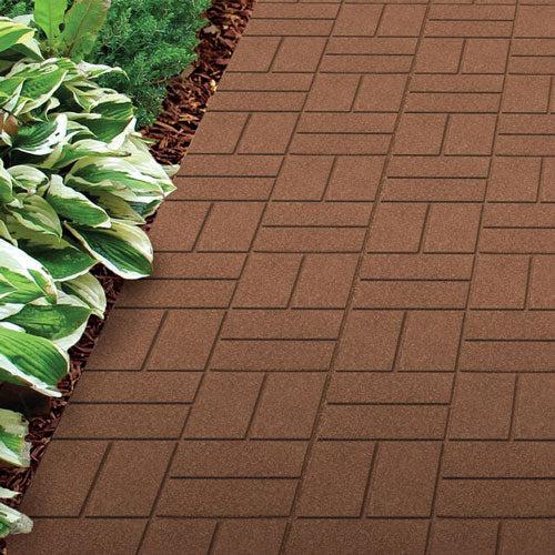 Envirotile Rubberific Rubber Pavers 16in x 16in (9-Pack)