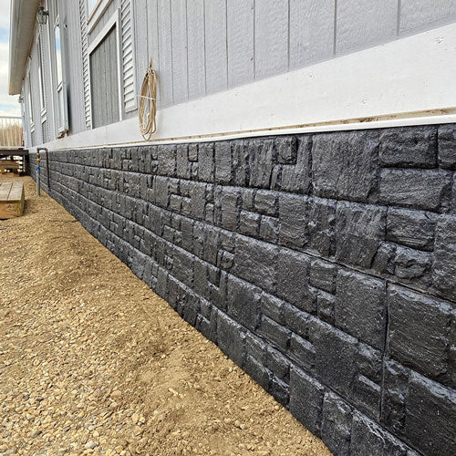 Rubber Material Panel ICF Exterior Finish Rubber Siding Panels 4ft x 1ft — Material Warehouse