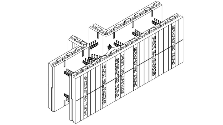 ICF CAD T-Block Fox Blocks